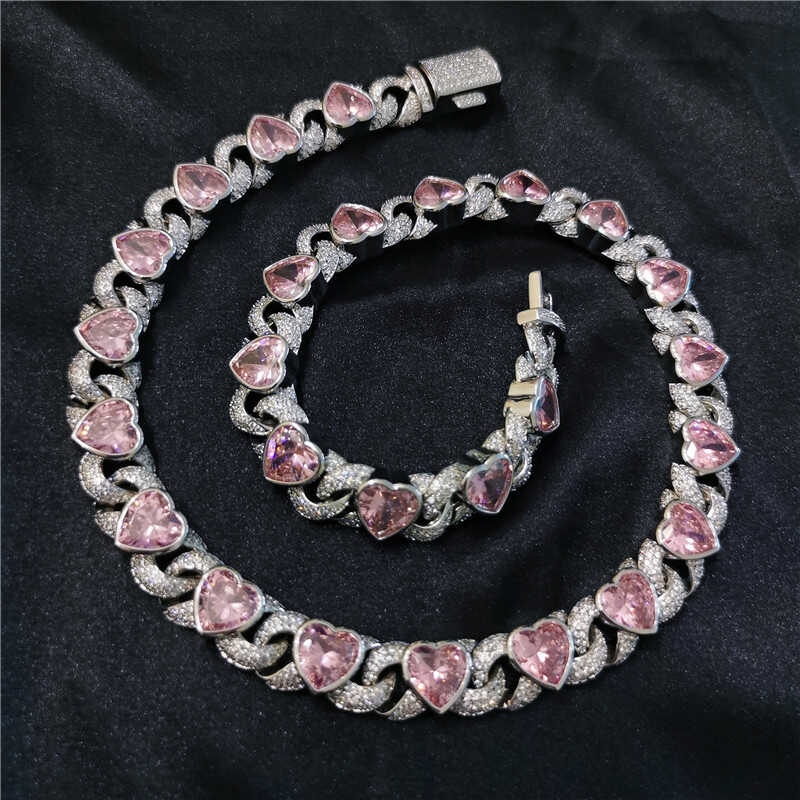 锁骨项链锆石嘻哈满钻潮酷