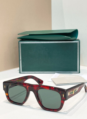 jmm Polarized 复古休闲风横梁大框方形男女款墨镜板材太阳眼镜