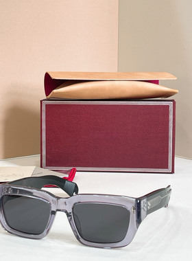 jmm  WALKER 10周年复古粗大框方形太阳眼镜男女款醋酸纤维墨镜