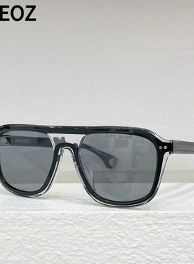 总宽155mm bk BURNHAM复古超大脸大框墨镜男女款飞行员太阳眼镜