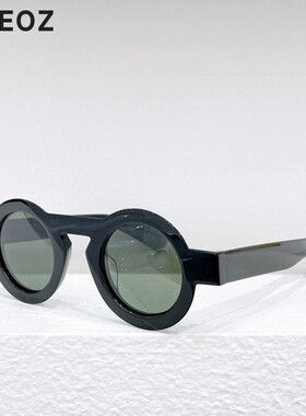 THEO粗框复古男女款圆形墨镜
