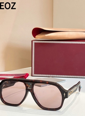 jmm WILDHORSE复古粗框大框飞行员式男女款墨镜板材防晒太阳眼镜