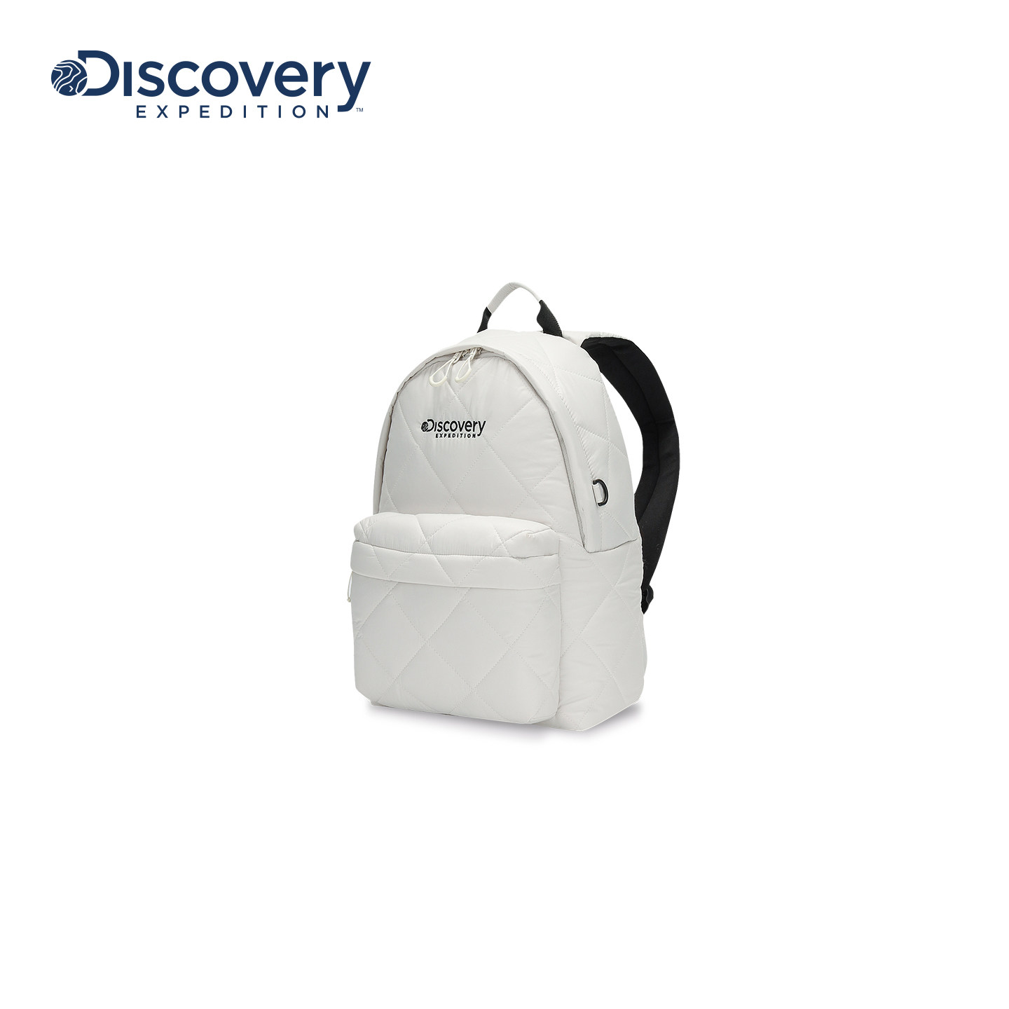 Discovery探索日常通勤菱格绗缝双肩背包男女同款BK35