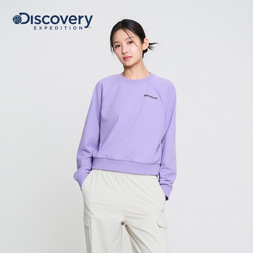 Discovery探索户外运动训练短款半宽松套头卫衣女26春季MT44