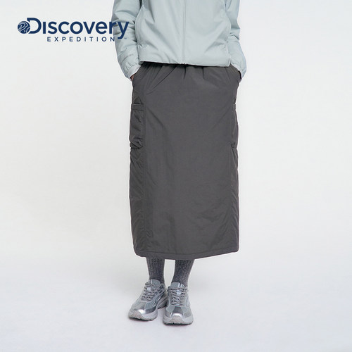 Discovery探索秋冬户外露营舒适宽松新雪丽保暖伞兵裙女