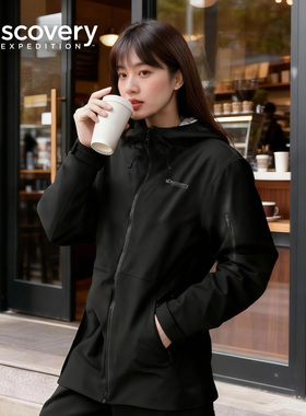 Discovery探索户外80鹅绒中长款收腰连帽羽绒服外套女25冬新品