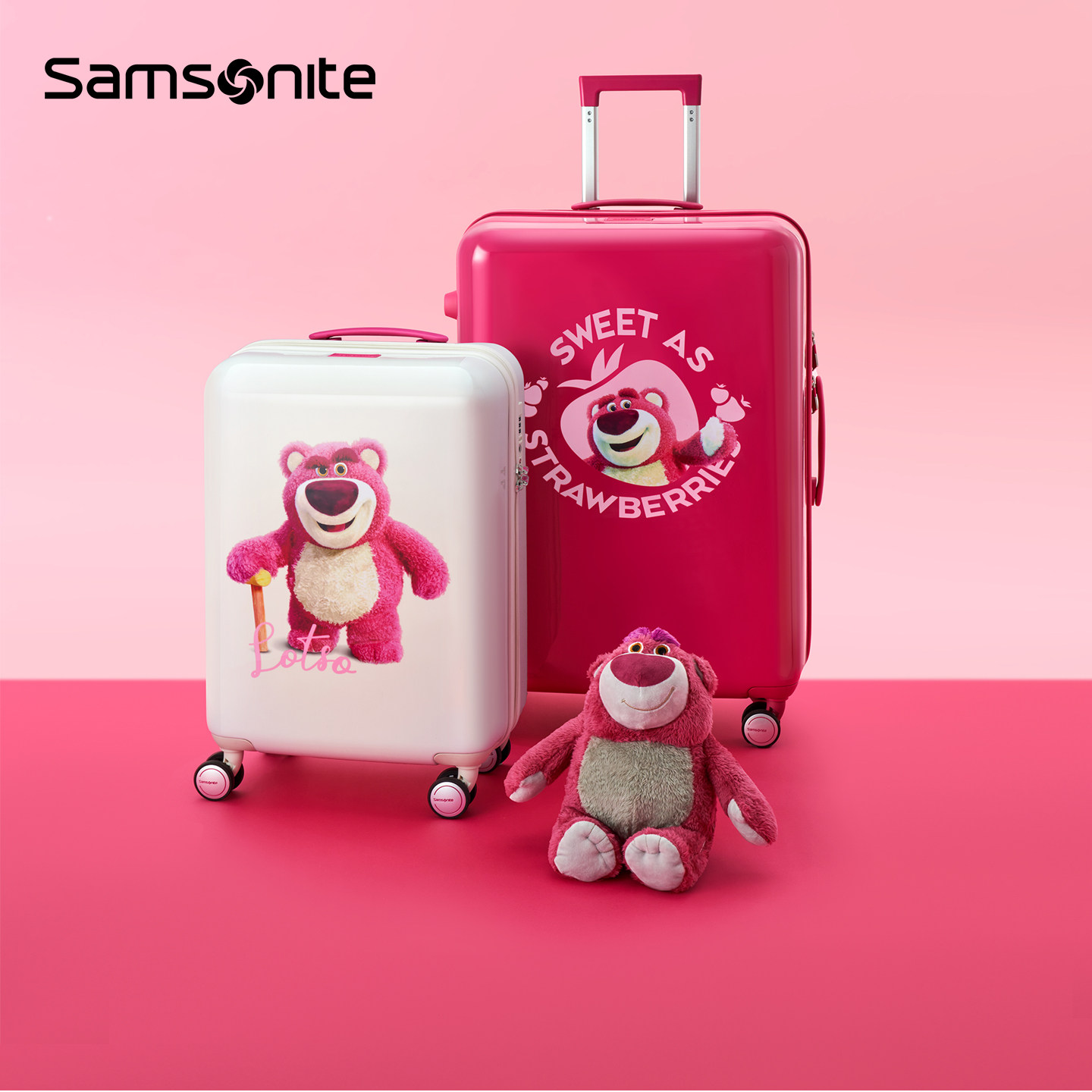 Samsonite新秀丽行李箱20寸迪士尼联名草莓熊25年新品旅行箱NX8,箱包皮具/热销女包/男包,旅行箱,淘宝优惠券,粉丝福利购,淘宝优惠卷