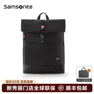 Samsonite 雙肩包男女簡約旅行背包休閑輕便電腦包HD4 新秀麗新款