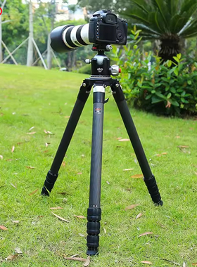 欧栢obo碳纤维三脚架V880A摄像摄影长焦大炮打鸟34.4mm4节1.52米承重25kg无中轴液压阻尼云台可拆独脚架