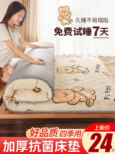 加厚床垫软垫家用双人榻榻米垫子海绵垫租房专用垫褥褥子垫被乳胶