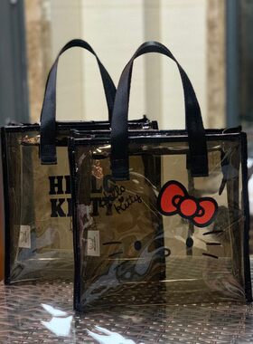 新款HELLOKITTY透明防水洗漱袋