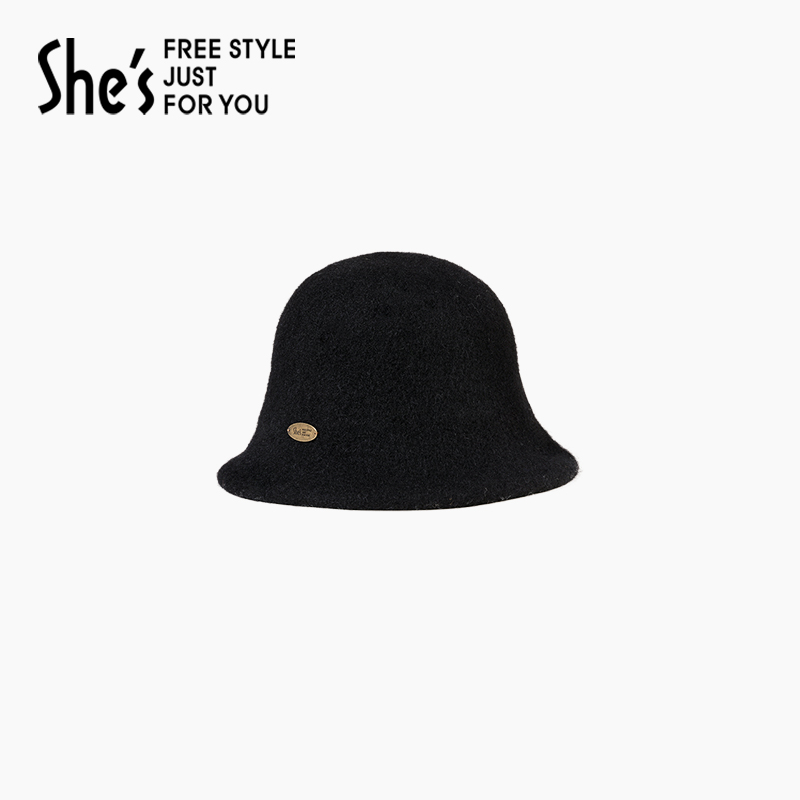 shes柔软绵羊毛出游百搭渔夫帽