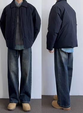 SIMWOOD简木男装牛仔裤男款春季百搭休闲男裤潮牌宽松阔腿裤子男