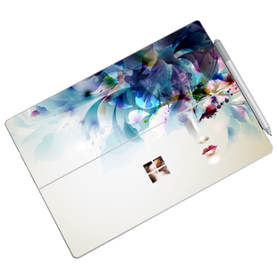 微软Surface GO4 GO3免裁剪Pro11 Pro10 8侧贴Pro7+外壳膜Pro6背贴RT2机身膜X保护贴膜Pro9贴纸PRO5来图定制