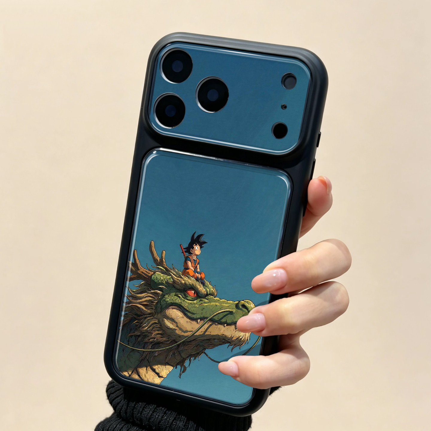 七龙珠神龙悟空适用iPhone18promax手机壳苹果17新款18pro可爱15pro日韩少女14大视窗13秒变17创意全包防摔套图片