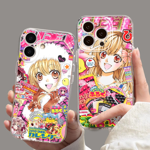 适用于苹果12promax手机壳iPhone11绯色恋x透明新款xs日系古早动漫xr中古漫画二次元周边8plus男7防摔保护套