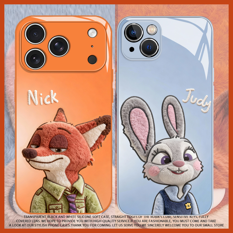 毛绒疯狂动物城手机壳