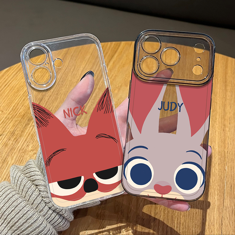 卡通尼克朱迪手机壳情侣