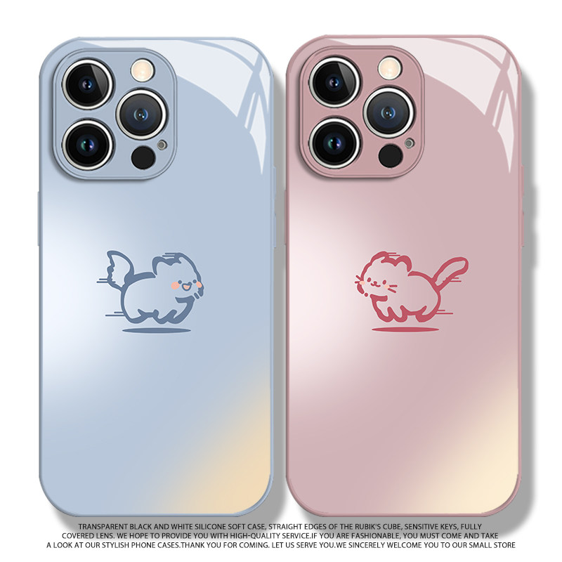 适用于华为pura80pro手机壳70渐变小狗猫咪P60新款玻璃50高颜值40情侣一对30防摔保护套pro+男女小众Ultra套,3C数码配件,手机保护套/壳,淘宝优惠券,粉丝福利购,淘宝优惠卷