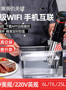 110v伏出口低温慢煮棒家用sous vide牛排真空解冻恒温WIFI料理机
