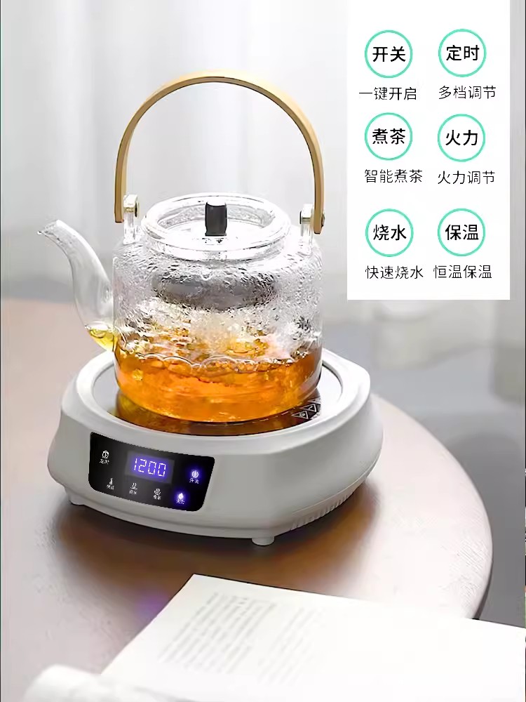 台湾110v电陶炉煮茶器家用多功能迷你小型电磁炉电热烧水煮茶炉具-封面