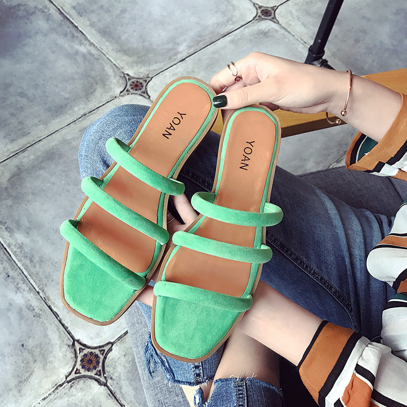 Sandales femme en suede - Ref 2671893 Image 3