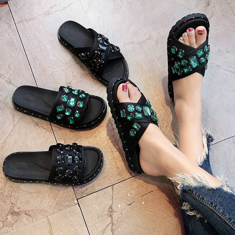 Sandales femme en tissu - Ref 2671901 Image 1