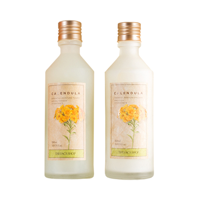 calendula essential moisture toner emulsion thefaceshop水乳