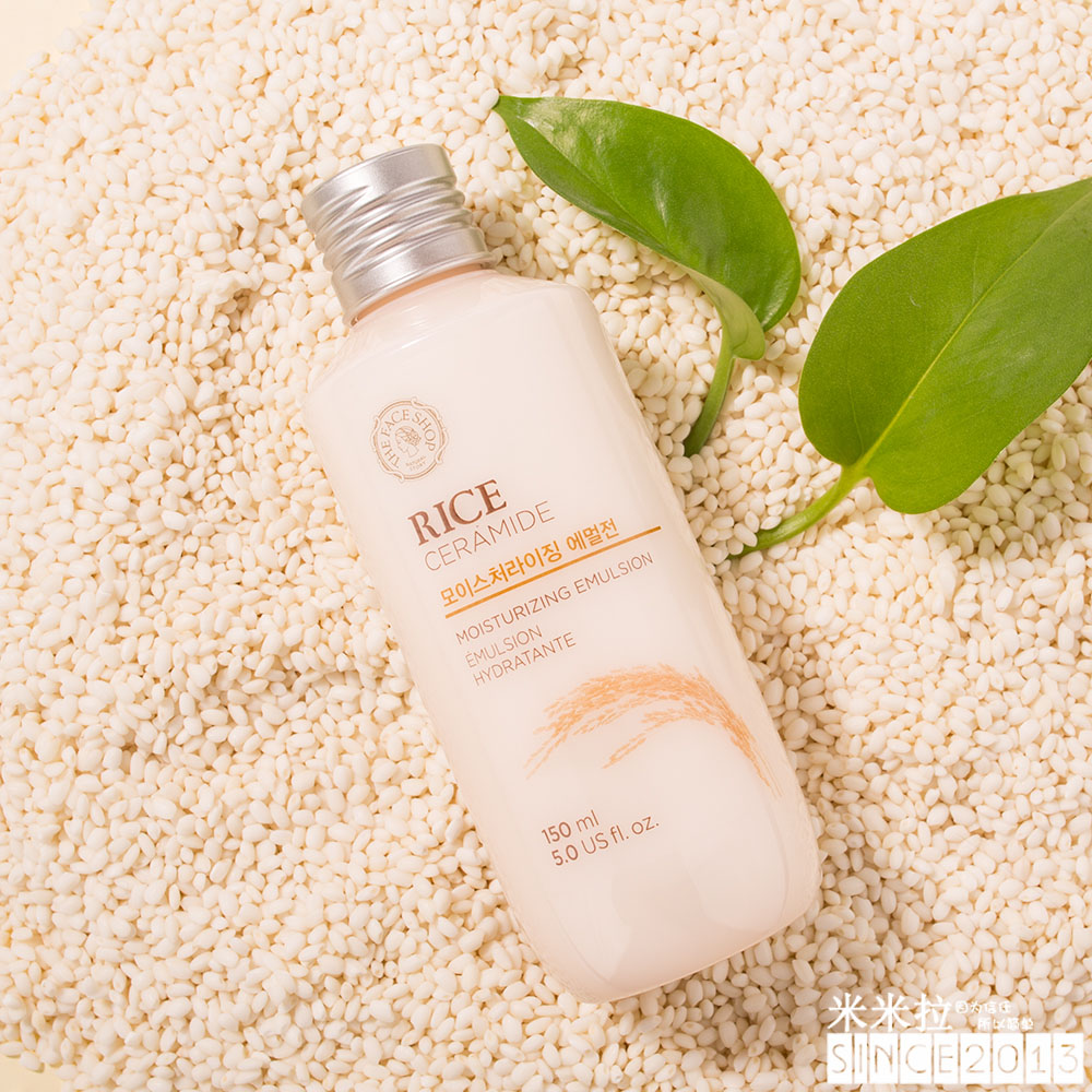 韩国进口正品rice ceramide moisture emulsion thefaceshop乳液