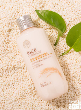中文版正品rice ceramide moisture emulsion thefaceshop乳液