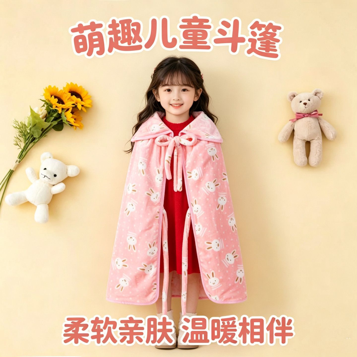 防风斗篷披肩四季通用睡袋包被图片