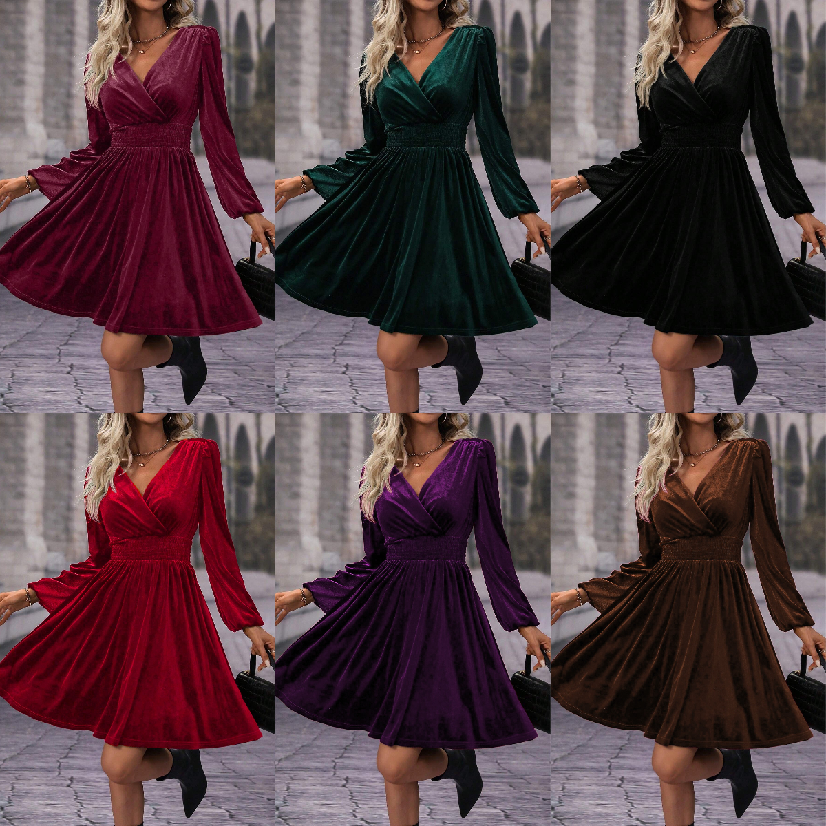 外贸跨境1688阿里巴巴速卖通亚马逊虾皮独立站欧美连衣裙潮