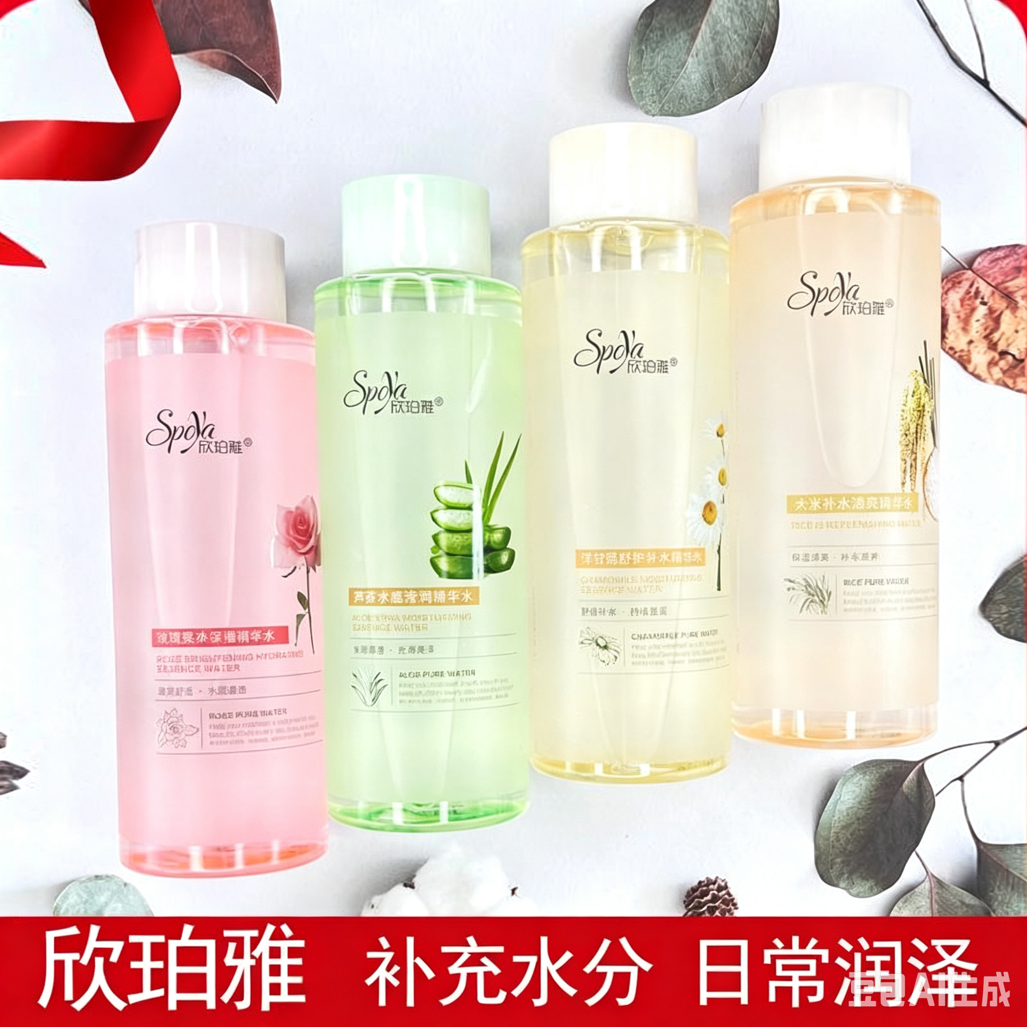 欣珀雅玫瑰芦荟洋甘菊保湿精华水