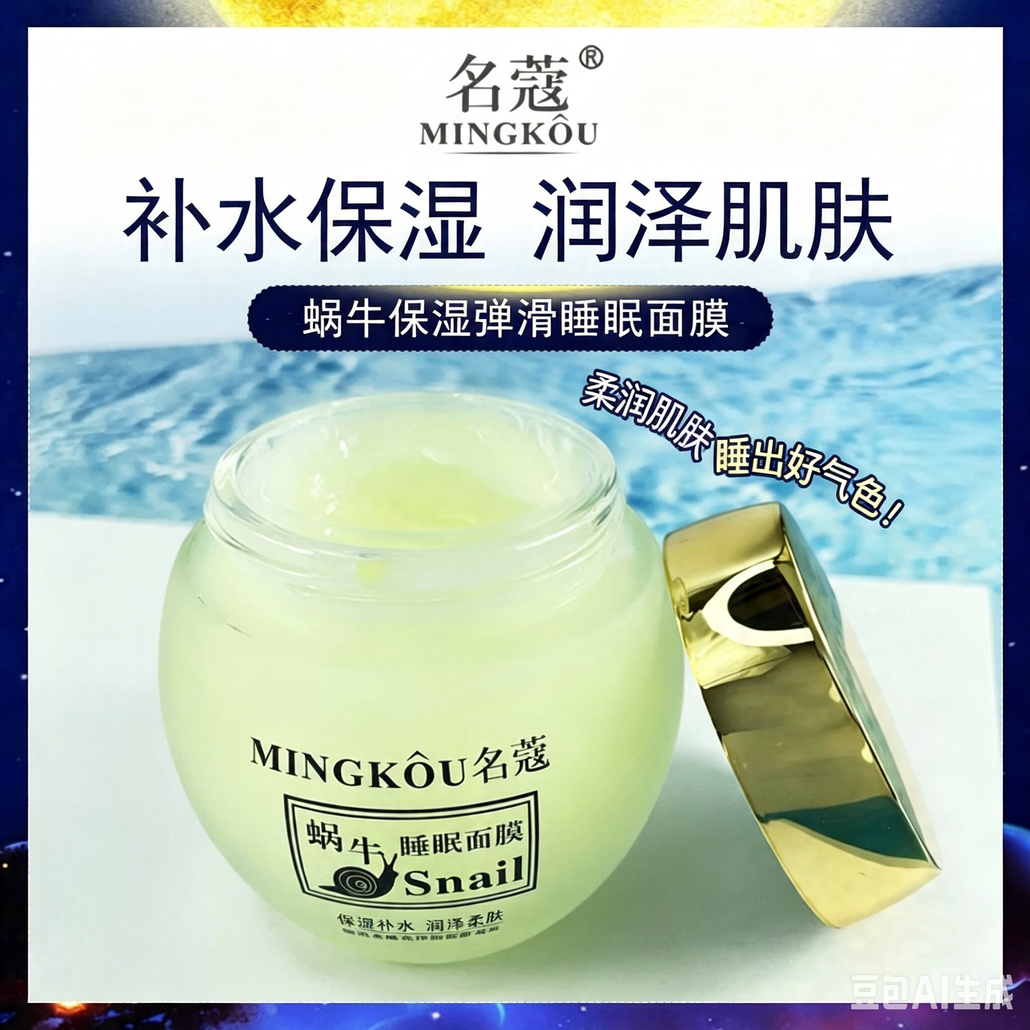 名蔻睡眠面膜名寇免洗