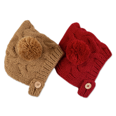 韩风时尚冬季婴儿帽子