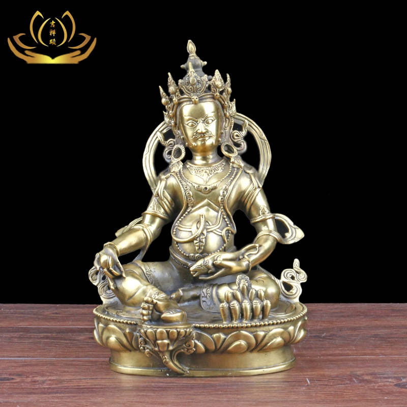 纯铜黄财神像摆件30厘米