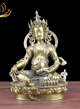 纯铜黄财神像摆件30厘米