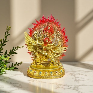 30厘米50厘米马头金刚纯铜鎏金佛像摆件藏传家用佛具供奉铜像用品