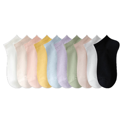 袜子女士短袜夏季薄款网眼