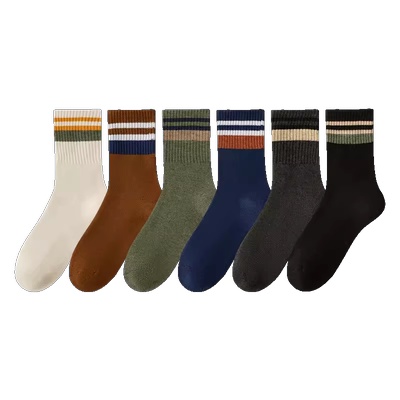 厚袜子男士中筒袜秋冬季加绒加厚