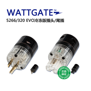 美国 瓦特 WATTGATE 5266 320 EVO 冷冻版发烧音响电源插头/插尾