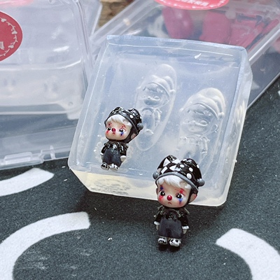 阿莹宠儿制作hacipupu小丑系列硅胶模具DIY手工穿戴甲可反复使用