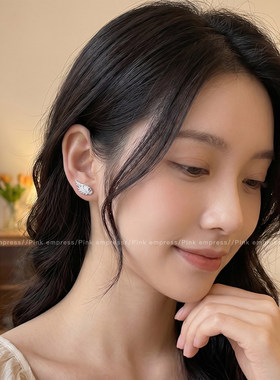 天使之翼耳钉女2026新款翅膀耳垂钉气质耳骨钉高级感耳饰高端耳夹