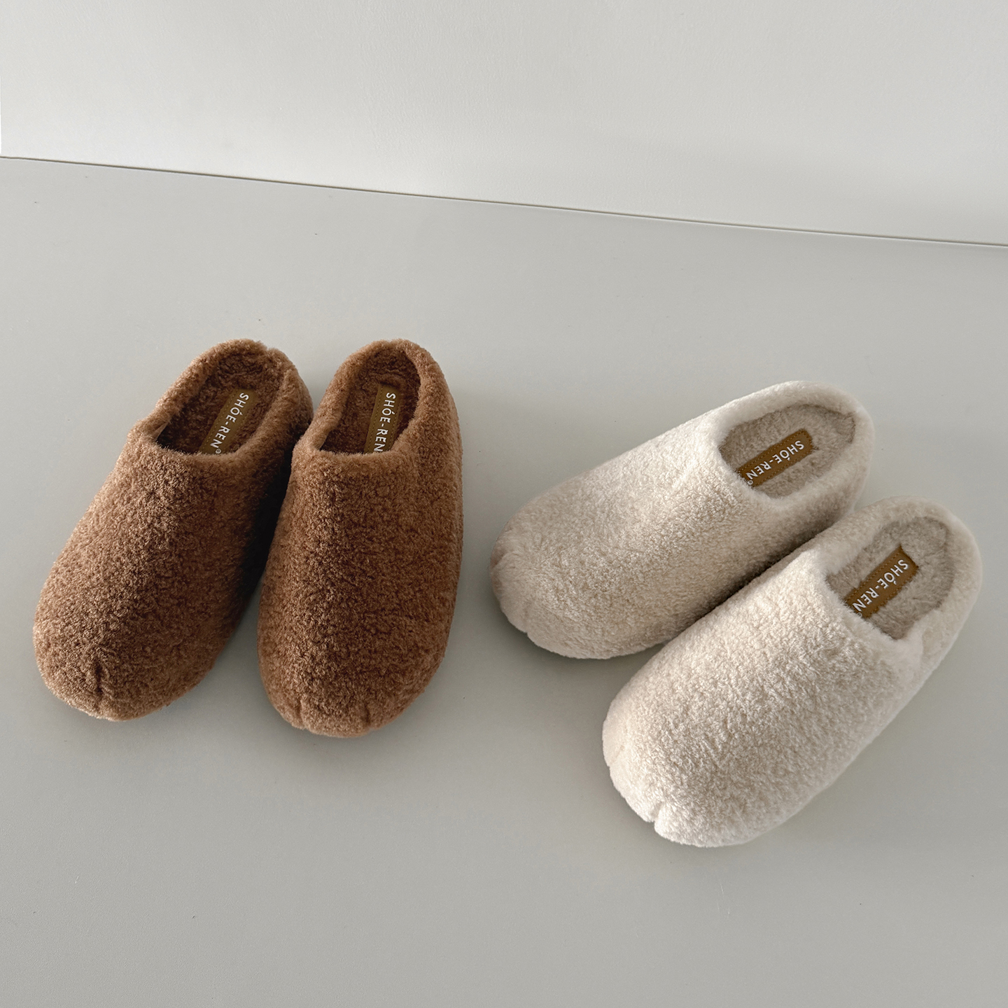 简约圆头深口一脚蹬勃肯鞋厚底