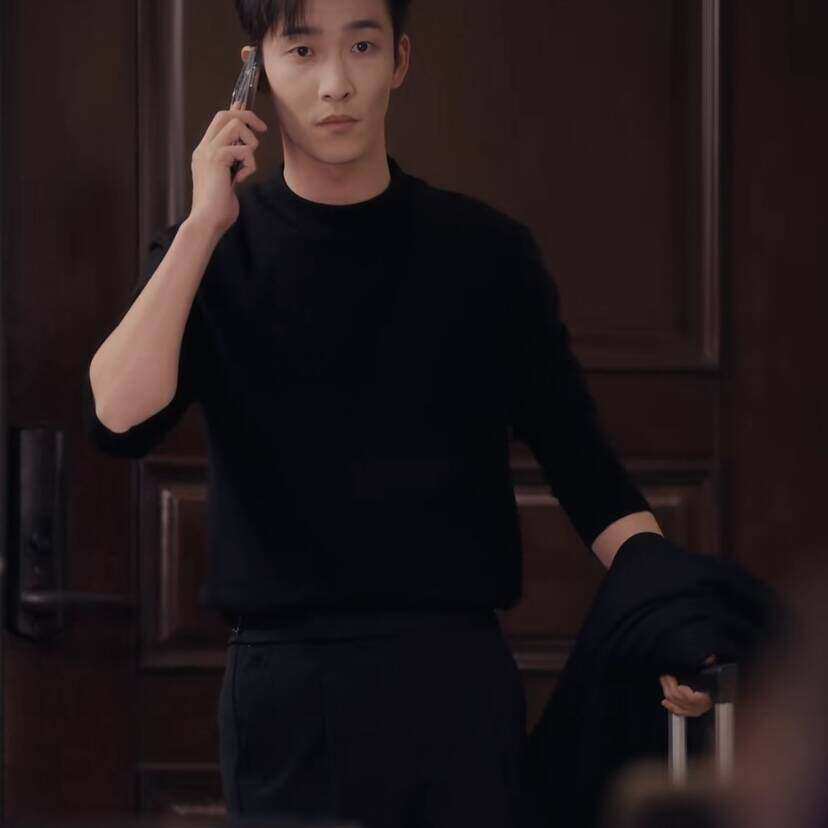 原版短剧半糖青梅姚冠宇周景辰同款毛衣男衣服半高领针织衫上衣潮