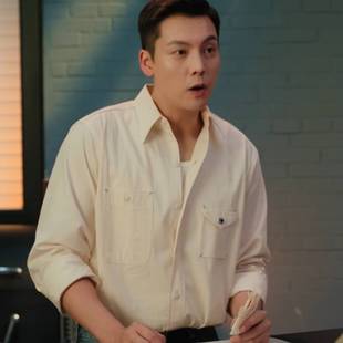 原版许我耀眼陈伟霆沈皓明同款衬衫上衣春秋翻领衬衣裤子男衣服潮