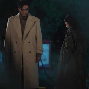 原版短剧知京冬风雪王凯沐袁逐风同款毛呢外套中长款大衣男衣服潮