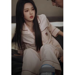 上衣裤 原版 春秋衬衫 睡衣套装 子女衣服 短剧曼陀罗李柯以赵曼同款