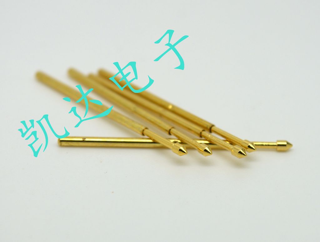 镀金头测试针PA100-E3/PA100-E4（大圆锥头）探针1.36mm 弹簧顶针