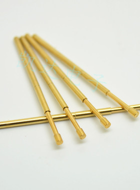 镀金头测试针PAL50-G2（平头型）探针 0.68mm顶针 弹簧针